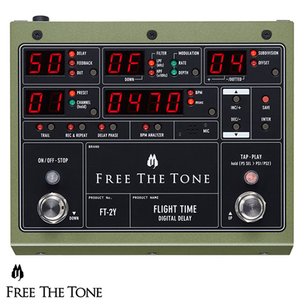 Free The Tone - Flight Time Digital Delay (FT-2Y)