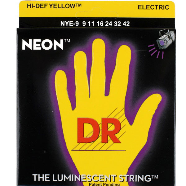 DR Neon HiDef Yellow 일렉기타줄 Lite (009-042) NYE9
