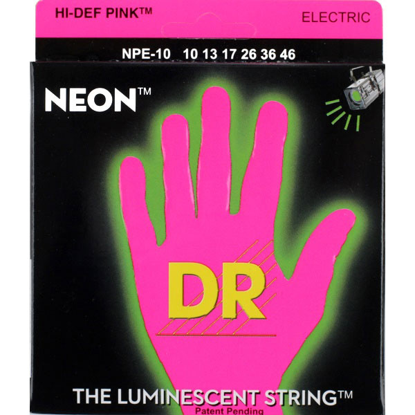 DR Neon HiDef Pink 일렉기타줄 (010-046) NPE10