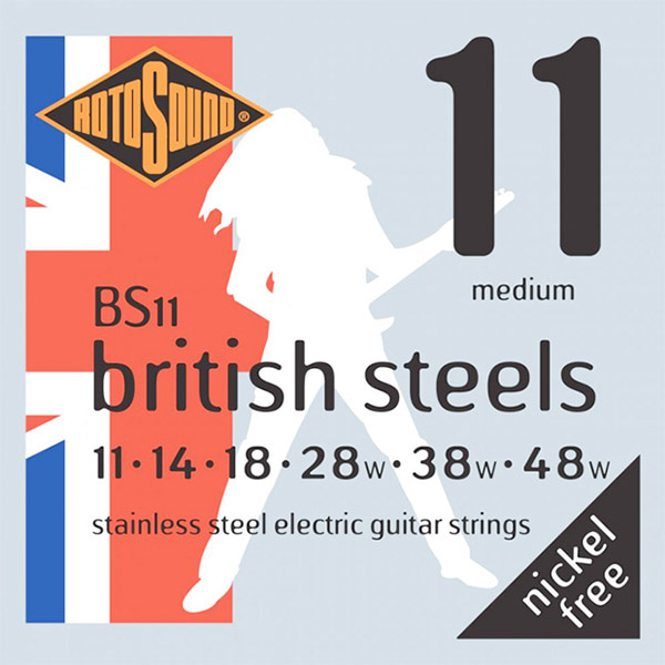 RotoSound British Steel / 일렉기타 스트링 011-048 (BS11)