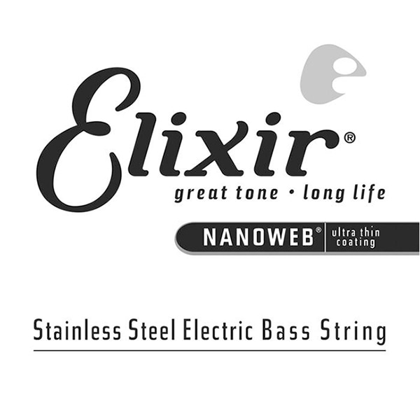 Elixir Bass Stainless Steel NANOWEB 롱스케일 / 베이스 낱줄 (045 게이지)