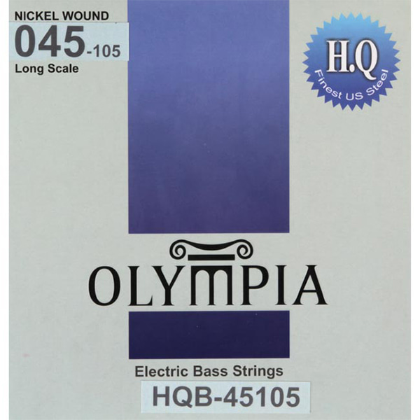 Olympia Nickel Long Scale 베이스줄 045-105(HQB-45105)